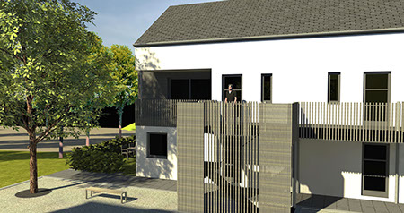 Ensemble d'habitations à Flémalle