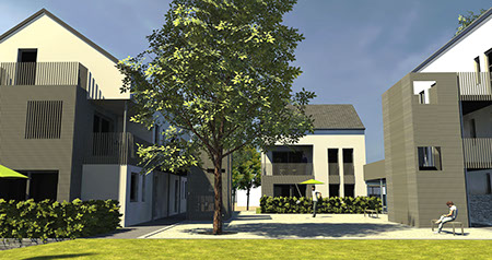 Ensemble d'habitations à Flémalle